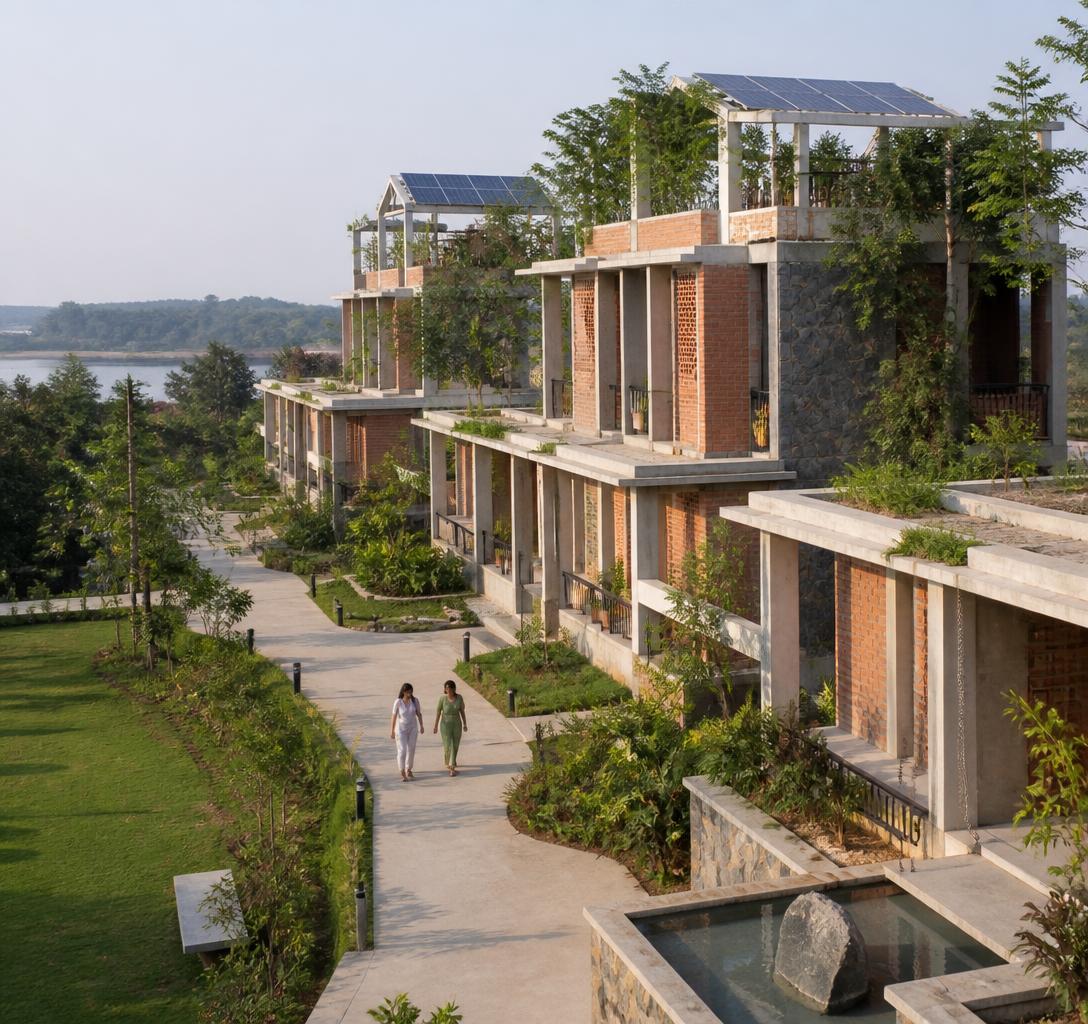 Green Court Residences, residential concept in Assam